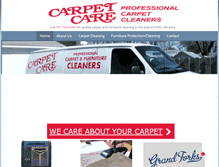 Tablet Screenshot of carpetcaregrandforks.com